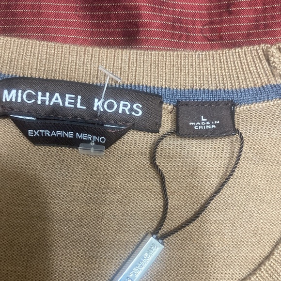 Michael Kors extrafine merino wool sweater  Mens size large NWT - Picture 5 of 6
